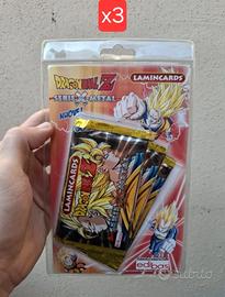 DRAGON BALL Z X-METAL 3 Blister Lamincards New