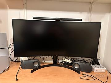 LG Monitor 34WN80C IPS 34 21:9 UltraWide QHD curvo