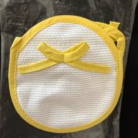 Porta ciuccio in tessuto ricamabile