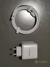 Caricabatterie e cavo 65W Type C