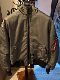 Alpha Industries bomber reversibile nero/verde