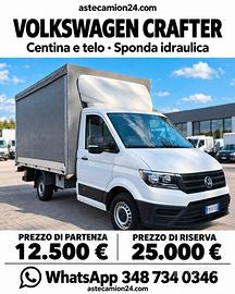 Volkswagen crafter telonato sponda idraulica