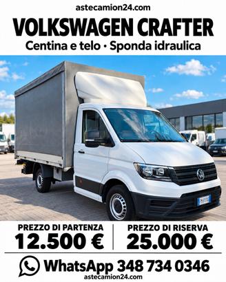 Volkswagen crafter telonato sponda idraulica veico