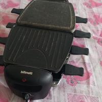 piastra elettrica per carne e formaggio 