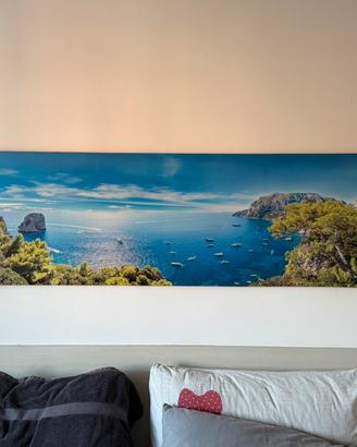 Quadro rilassante panorama marino 140x45