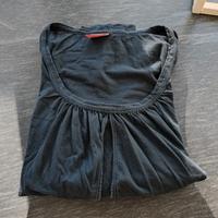 Maglia nera cotone maniche lunghe San Diego