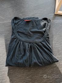 Maglia nera cotone maniche lunghe San Diego