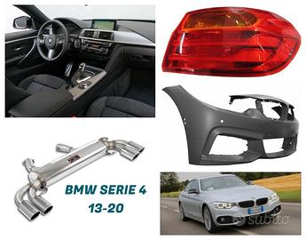 BMW SERIE 4 FRONTALE PARAURTI FANALE COFANO CERCHI