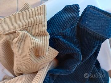 Pantaloni zuava bailo velluto due paia