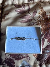 Braccialetto infinito oro fino