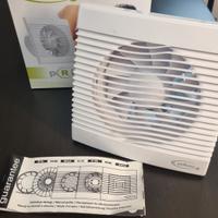 Ventilatore Aspiratore bagno cucina 150mm spina