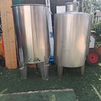 Botti inox 6 hl 10hl e filtro vino pompa liverani