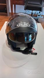Casco HJC con occhiali da sole nuovo.