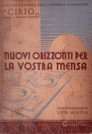 CUCINA 2 libri CIRIO 1936 e 1937 molto rari collez