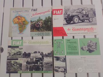 brochure auto d'epoca  anni 50, 60,70