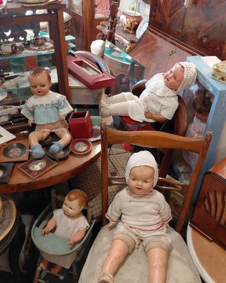 Bambole antiche giocattoli d'epoca antiquariato 