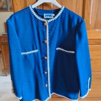 Giacca donna Luisa Spagnoli blu tg. 44 Poliestere