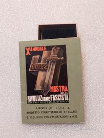  libretto biglietto  treno 1933