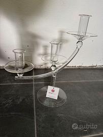 Candelabro in vetro di Murano Parise Vetro
