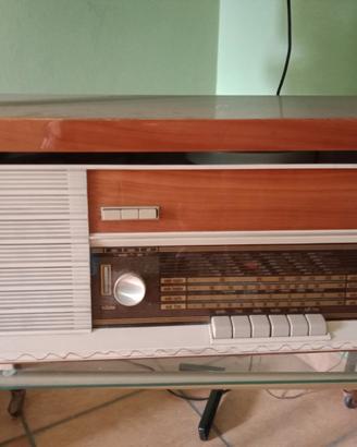 Radio giradischi valvolare Radiomarelli