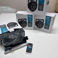 Fari RGB 7 Led - DMX