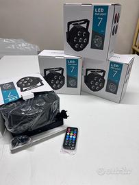 Fari RGB 7 Led - DMX