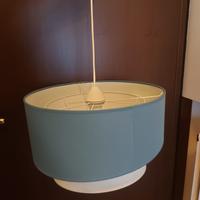 Lampadario da soffitto colore turchese