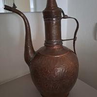 Brocca Anfora rame martellato vintage 
