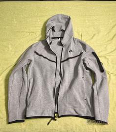 Nike felpa tech grigia