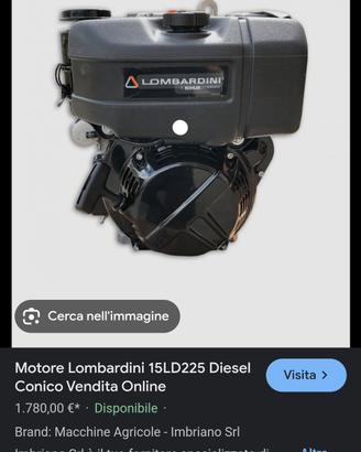 motore motozappa 