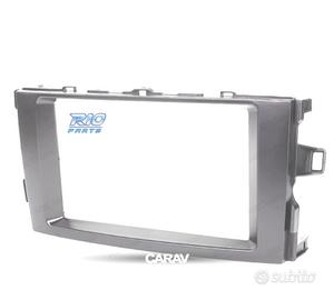 CORNICE NERA RADIO 2-DIN PER TOYOTA AURIS 06-12
