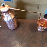 Alambicco in rame 30 litri, distillatore.