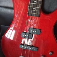 Basso elettrico ibanez gio gsr200 transparent red