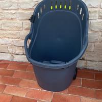 Trolley cesta carrellino giardino spesa legna