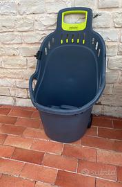 Trolley cesta carrellino giardino spesa legna