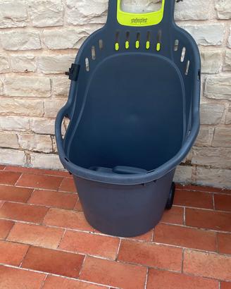 Trolley cesta carrellino giardino spesa legna