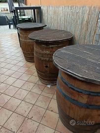 Botti in rovere da giardino