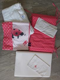 completo per lettino bimbo coccinella Gabel Trudi