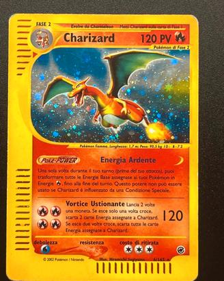 Charizard holo expedition 6 Ita