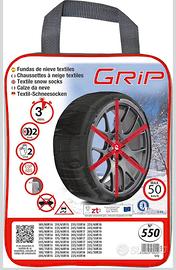 Calze auto neve GRIP misura 550 nuove
