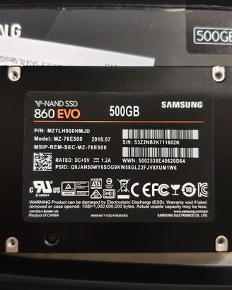 Samsung SSD 860 EVO 500 Gb