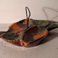 ceramica policroma francese vintage