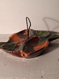 ceramica policroma francese vintage