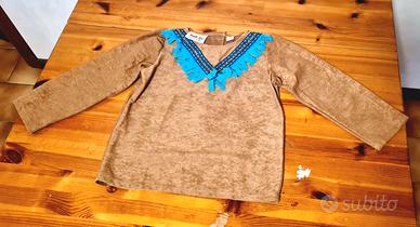 costume carnevale indiano bambino/bambina 3 - 4 a