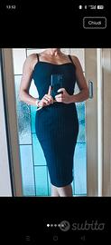 Abito nero Shein in maglia - taglia S
