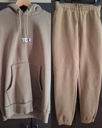 Tuta (felpa + pantaloni) marrone The Chilipepper