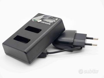 Powerextra - Caricabatteria Dual USB con display