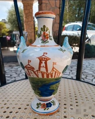 Bottiglia/vaso/anfora In Ceramica Faenza 1974