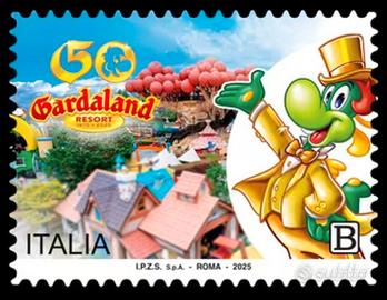 Francobollo 50 Gardaland resort