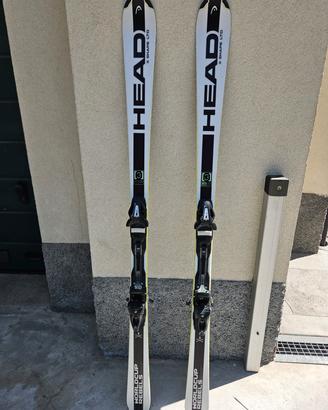 Sci marca HEAD X Shape Ltd usati e bastoncini Leki